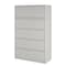 Hirsh 42" W 5 Drawer Lateral File Cabinet, Light Gray, A4/Legal/Letter 17650 - alternate 8