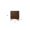 Homeroots 38" Mahogany Solid Wood Four Drawer Chest 524149 - alternate 6