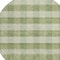 Homeroots 8' Green And Light Green Round Plaid Washable Indoor Outdoor Area Rug 595477 - alternate 4