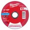 Milwaukee Tool Cut-Off Wheel, 7/8" Sz, 4 1/2" dia., PK10 49-94-0101 - alternate 1