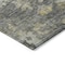 Homeroots 8' Gray And Charcoal Round Floral Washable Indoor Outdoor Area Rug 604128 - alternate 8