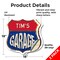 Signmission Tim's Garage, 18 inch X 18 inch, Vinyl Decal, 2PK SHI-D-2PACK-18-383-TIM - alternate 5
