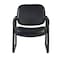 Regency Victor Big & Tall 400LBS Reception Chair With Arms, Anti-Microbial/Anti-Bacterial Vinyl, Black 407-VAM-BK - alternate 6