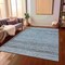 Homeroots 10' X 14' Blue And Gray Trellis Washable Indoor Outdoor Area Rug 616489 - alternate 6