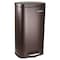 Elama 3Pc 8 Gallon and 1.3 Gallon Stainless Steel Step Trash Bin Set with Slow Close in Matte Bronze EL-H8-30L-3 - alternate 10
