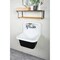 Kingston Brass 22" Cast Iron Single Bowl Wall Mount Utility Sink, White GCLWS221811 - alternate 4