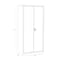 Hirsh Storage Cabinet, 72 in H, 36 in W, 18 in D, Recessed Twist, Keyed, Black, 4 Shelves 22005 - alternate 13