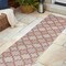 Jonathan Y Cyrus Modern Geometric Tile Pattern Salmon/Cream 2 ft. x 8 ft. Indoor/Outdoor Runner Rug TSN200A-28 - alternate 5