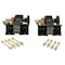 Mytee Products 4 Pcs 1-1/2inx7ft Ladder Rack Ratchet Tie-Down Straps Round Tube Mount w/ Double J Hook, 2PK RS-LR-Roundx2 - alternate 8