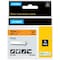 Dymo Label Tape Cartridge, Black on Orange, Labels/Roll: Continuous 18436 - alternate 1