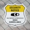 Signmission Security Notice Shield Sign This Propert, 12 Inch X 12 Inch, Plastic Sign SHI-P-12-461 - alternate 6