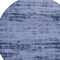 Homeroots 8' Denim Blue And Navy Blue Round Abstract Indoor Outdoor Area Rug 545506 - alternate 6