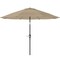 Pure Garden 9-Foot Outdoor Umbrella with Base, Dusty Green 50-LG1042 - alternate 5