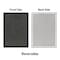 World Rug Gallery Contemporary Bordered Weather Resistant Reversible Indoor/Outdoor Rug 2 ft x 7 ft Black WR111BLACK2X7 - alternate 5