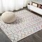 Jonathan Y Moroccan HYPE Boho Vintage Diamond Ivory/Multi 5 ft Square Area Rug MOH101E-5SQ - alternate 1