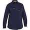 Pip Work Shirt, V-Neck, Navy, 6 oz 400W6490 - alternate 1