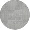 Homeroots 8' Gray And Ivory Round Geometric Washable Indoor Outdoor Area Rug 596934 - alternate 6