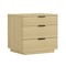 Manhattan Comfort Payton Nightstand in Natural Oak and Black - Set of 2 2-NS009-NO - alternate 7