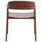 Leisuremod Rivo Collection Elegant Dining Chair in Dark Brown Wood, 2PK RC20WBR2 - alternate 9