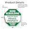 Signmission Dune Rebuilding Keep Off Dunes Priv, 18 Inch X 18 Inch, Vinyl Decal OC-D-18-50 - alternate 3