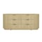 Manhattan Comfort Olivia 60in Double Dresser in Natural Oak and Gold DR010-GNO - alternate 7