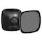 Ilc INTERNATIONAL 4300 YEAR 2018 BLACK PLASTIC AERO CONVEX MIRROR HEAD 8 X 8.5 INCH Replacement Mirror INTL 4300 2018 BLACK PLASTIC AERO CONVEX MIRROR HE - alternate 1
