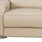 Homeroots 103" Beige Italian Leather Reclining USB Sofa 632894 - alternate 8