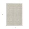 Homeroots 5' X 8' Beige And Ivory Geometric Washable Indoor Outdoor Area Rug 596160 - alternate 8