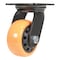 Vestil Polyurethane Swivel Caster 4 In. Diameter x 2 In. Width 594 Lb. Capacity Orange/Black CST-BN-4X2PUP-S - alternate 1