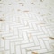 Msi Sample Calacatta Gold Herringbone Matte Porcelain Mosaic Floor And Wall Tile ZOR-MD-0651-SAM - alternate 8
