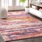 Jonathan Y Contemporary POP Modern Abstract Brushstroke Pink/Cream 5 ft. x 8 ft. Area Rug CTP102B-5 - alternate 1