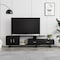 Leisuremod Avery TV Stand with MDF Cabinet and Powder Coated Steel Legs, Ebony ATS69BL - alternate 17
