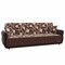 Homeroots 90" Brown Chenille Convertible Futon Sleeper Sofa And Toss Pillows With Storage 607129 - alternate 4