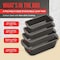 Bakken- Swiss Gray Marble Nonstick Loaf Pans Set of 4, 7in to 11in, Oven Safe to 450 DegF, Dishwasher Safe BK4LOAGRY4 - alternate 7