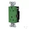 Hubbell Wiring Device-Kellems Straight Blade Receptacle, 5-20R, 20 A, 125V AC, 2 Pole, 3 Wire, Surface Mount, Grounded HBL2162STGN - alternate 3
