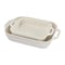 Staub Ceramic 2-pc Rectangular Baking Dish Setand, Rustic Ivory 1009555 - alternate 1