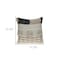 Homeroots 18" Beige and Gold Striped Cotton Blend Throw Pillow With Fringe 529338 - alternate 5
