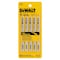 Dewalt 4" 10 TPI T-Shank Laminate Down Cutting Wood Cutting Jig Saw Blade, PK5 DW3762H - alternate 2
