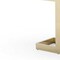 Homeroots 87" Clear And Gold Glass And Stainless Steel Double Pedestal Base Dining Table 370725 - alternate 8