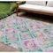 Homeroots 10' X 14' Lavender And Purple Geometric Washable Indoor Outdoor Area Rug 609153 - alternate 1