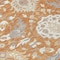 Homeroots 5' X 8' Copper Ivory And Gray Damask Washable Indoor Outdoor Area Rug 599407 - alternate 7