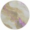 Homeroots 8' Taupe And Lavender Round Abstract Washable Indoor Outdoor Area Rug 611395 - alternate 6