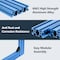 Powertec 2pcs 24in 2040 T-Slot Aluminum Extrusion Profile Linear Rail 20mm x 40mm, 2PK 74003 - alternate 6
