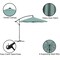 Pure Garden 10 ft Cantilever Patio Umbrella with 220lb Base and Light Green Canopy 50-LG1047B - alternate 2
