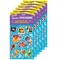 Trend Fish Pirates & Crew Sparkle Stickers, 32-Piece Set, 6PK T63356 - alternate 1