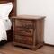 Homeroots 27" Brown Solid Wood Live Edge Three Drawer Nightstand 565301 - alternate 6
