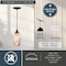 Vaxcel Milano Matte Black Mini Pendant Ceiling Light Multi Color Swirl Art Glass P0386 - alternate 7