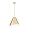 Z-Lite Aria 1 Light Pendant, Modern Gold/Modern Gold & Inner White, 18 In W x 16 In H 1952P18-MGLD - alternate 1