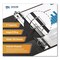 Stride QuickFit D-Ring View Binder, 3 Rings, 4" Capacity, 11.5 x 8, Black 8706-01 - alternate 3