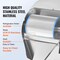 Vevor Commercial Snowflake Ice Machine 573LBS/24H Stainless Steel for Ice Cream QLX260F15-1 - alternate 7